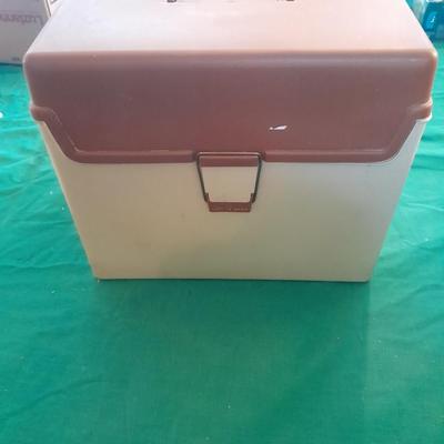 Plastic file storage box full of transfers, some vintage hard to find transfers!