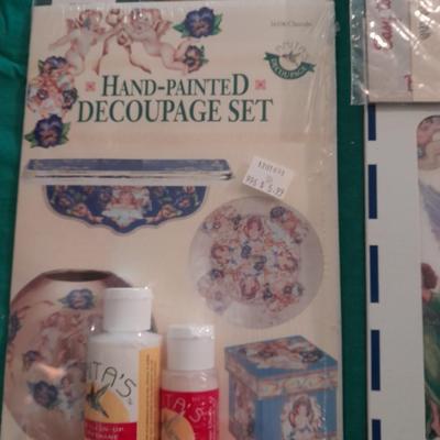 Plastic file storage box full of transfers, some vintage hard to find transfers!