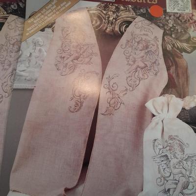 Plastic file storage box full of transfers, some vintage hard to find transfers!