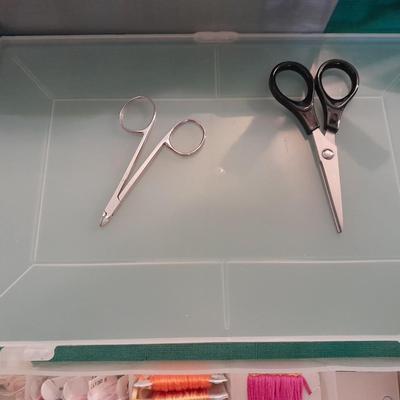 Embroidery thread sequins, beads and more crafting supplies