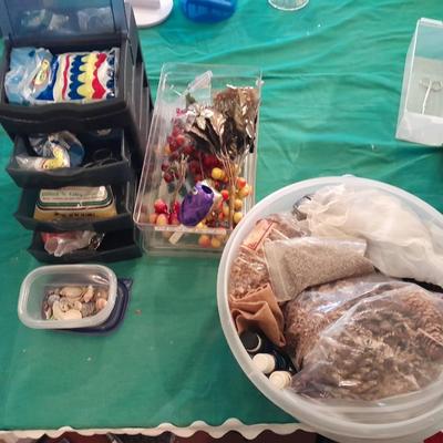 Liquid scented oils for making your own incense sticks, and fibers to make potpourri.