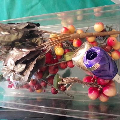 Liquid scented oils for making your own incense sticks, and fibers to make potpourri.