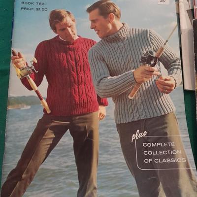 Vintage Knitting magazines with patterns