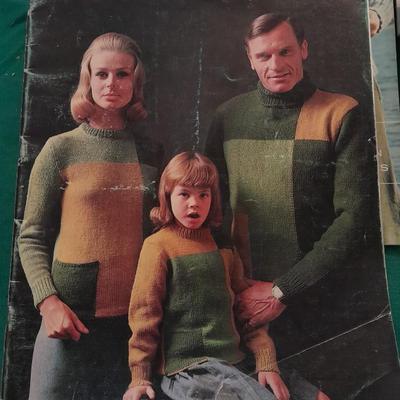 Vintage Knitting magazines with patterns