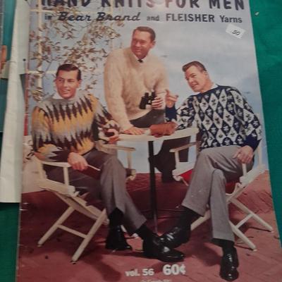 Vintage Knitting magazines with patterns
