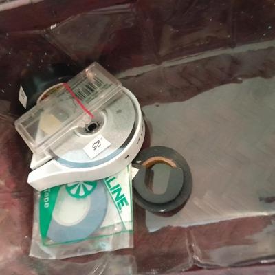 Large assortment of Vintage ribbon, Springtime cottage cross stitch kit, and decoupage tools