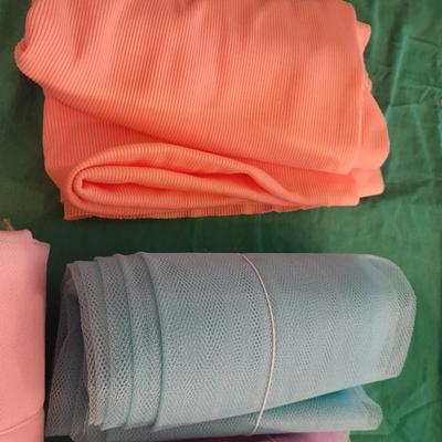 Small rolls of Deco mesh for crafting wreaths, and many other fun things!