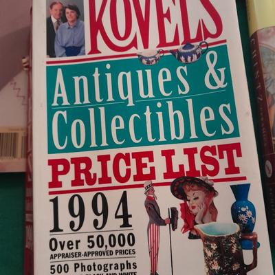 Collectable price guidebooks Kovels and others