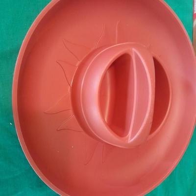 Salsa X-press with divided chip / dip bowl