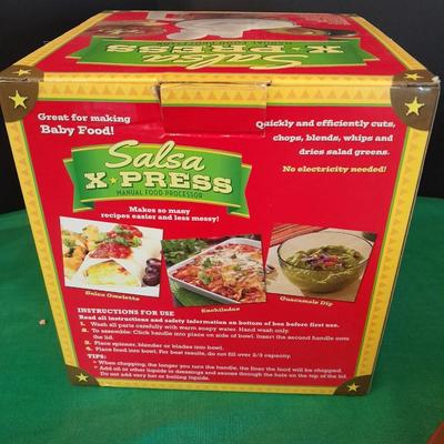 Salsa X-press with divided chip / dip bowl