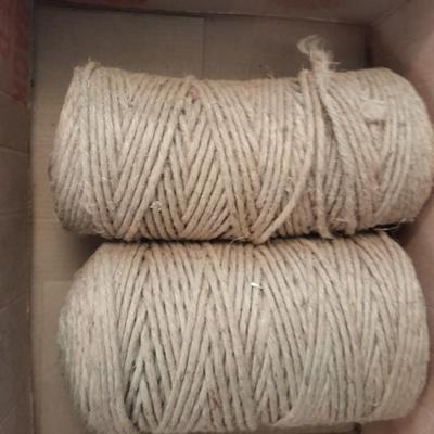 Two large rolls of JUTE twine for macramÃ©, Cat Scratch Post, DIY Arts Crafts, Gardening, Bundling (1)