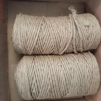 Two large rolls of JUTE twine for macramÃ©, Cat Scratch Post, DIY Arts Crafts, Gardening, Bundling (1)
