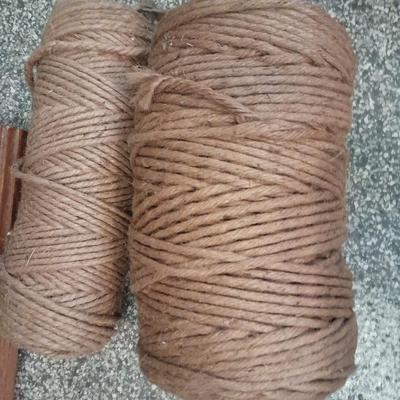 Two large rolls of JUTE twine for macramÃ©, Cat Scratch Post, DIY Arts Crafts , Gardening, Bundling (2)