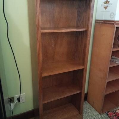Nice wooden Narrow bookshelf