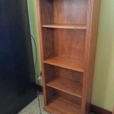Nice wooden Narrow bookshelf