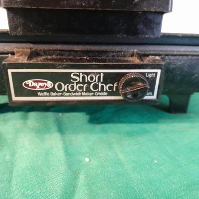 Xpress Redi set go grill, Short order chef waffle baker- sandwich maker- griddle