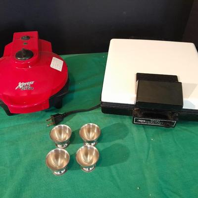 Xpress Redi set go grill, Short order chef waffle baker- sandwich maker- griddle