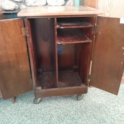 Vintage record / storage cabinet