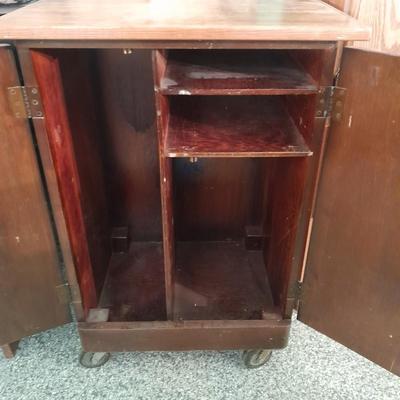 Vintage record / storage cabinet
