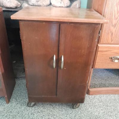 Vintage record / storage cabinet