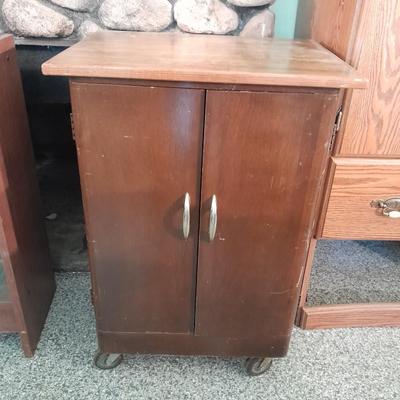 Vintage record / storage cabinet
