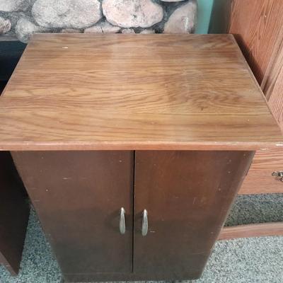 Vintage record / storage cabinet