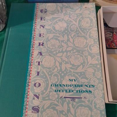 Assortment of great Stationary, greeting cards, and geneology books