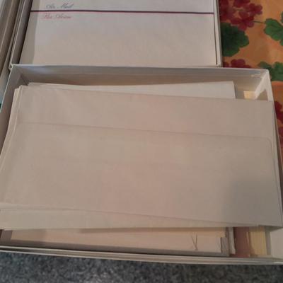 Assortment of great Stationary, greeting cards, and geneology books