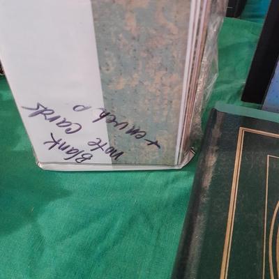 Assortment of great Stationary, greeting cards, and geneology books