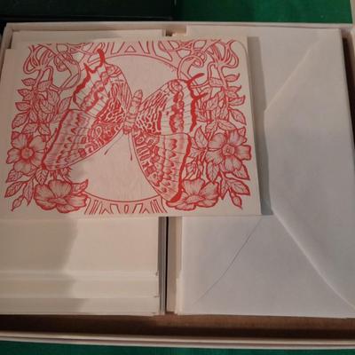 Assortment of great Stationary, greeting cards, and geneology books
