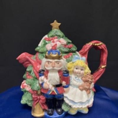 Fitz and Floyd Nutcracker Teapot