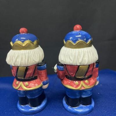 Fitz and Floyd Nutcracker Salt/Pepper