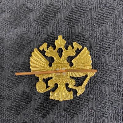 Russian army military Eagle crest