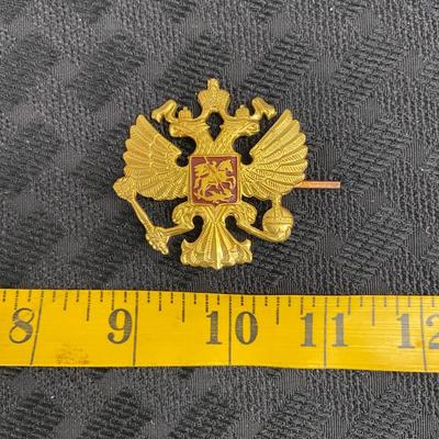 Russian army military Eagle crest