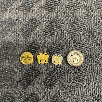 Vintage Masonic Eagle Pins