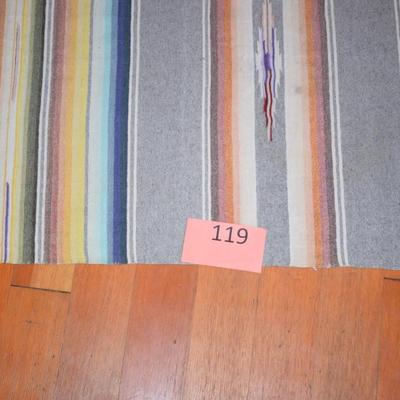 Mexican rug runner style