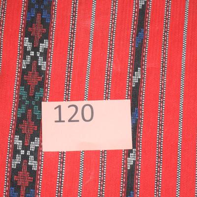 Red square Mexican rug