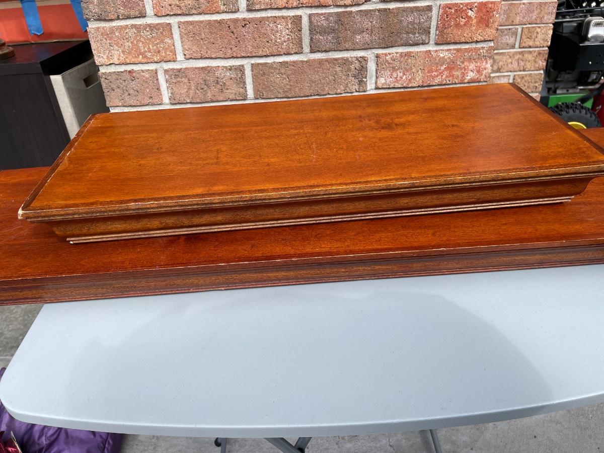 Pottery Barn wood shelves