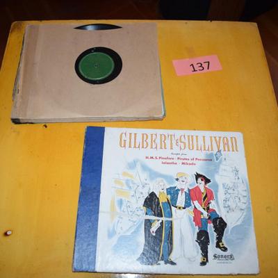 Two 78 Record Albums