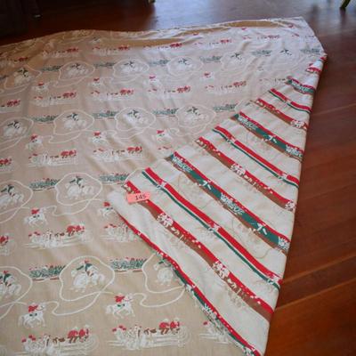 WOW!!  1950s Full size Cowboy / Rodeo Bedspread