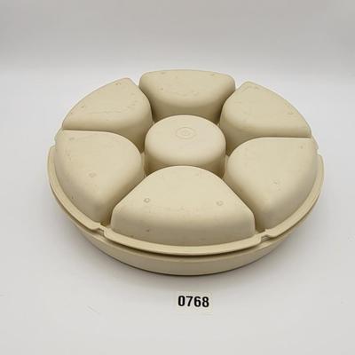 Vintage Tupperware snack tray #1