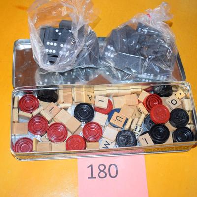 Lot of game pieces