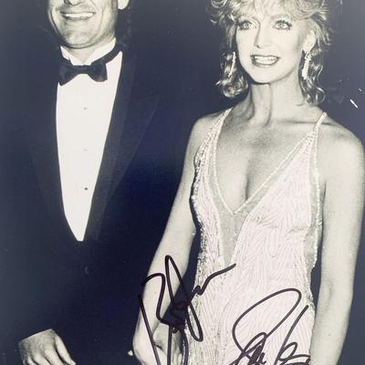 Kurt Russell and Goldie Hawn  signed photo