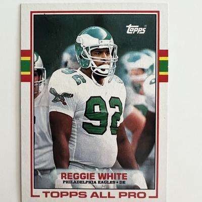 Philadelphia Eagles Reggie White 1989 Topps All Pro #108 Football Card
