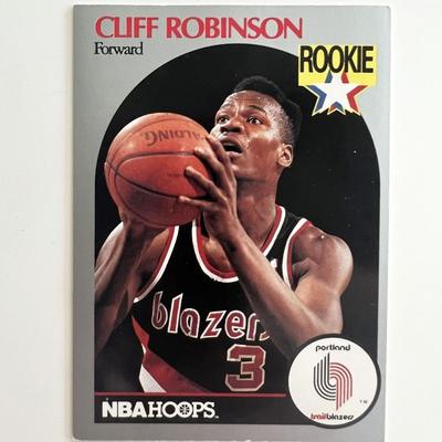 Portland Trailblazers Cliff Robinson NBA Hoops #250 Rookie Basketball Card