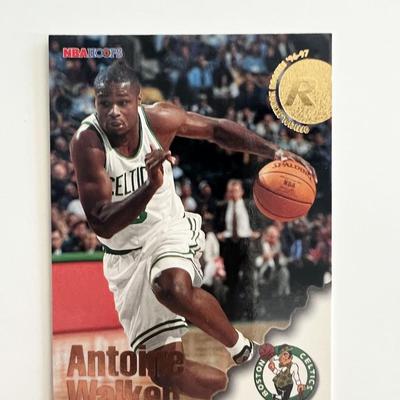 Boston Celtics Antoine Walker 1996-97 NBA Hoops #312 Basketball Card