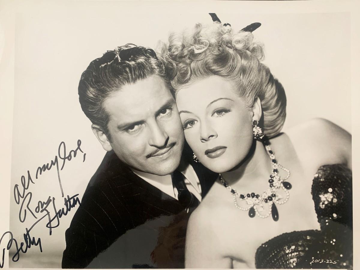 Betty Hutton signed photo | EstateSales.org