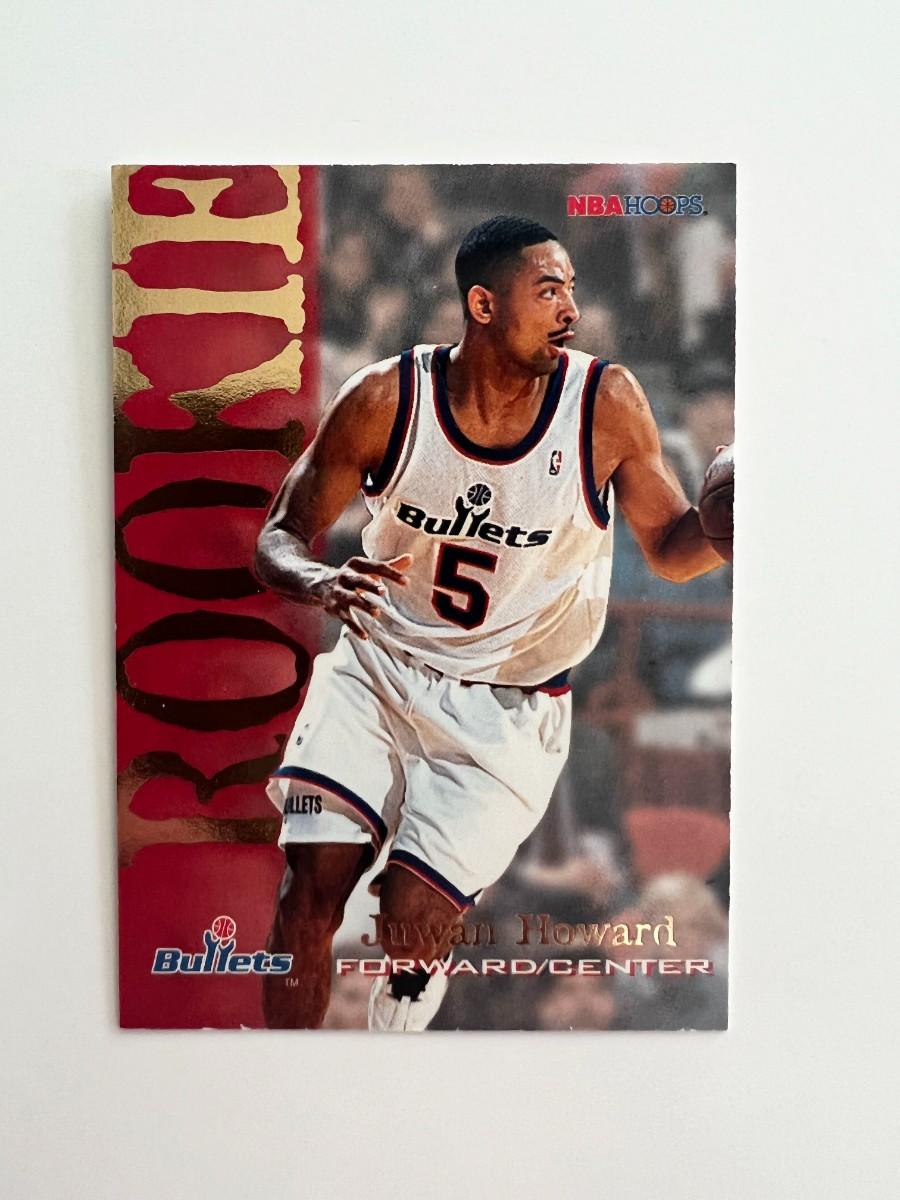 Washington Bullets Juwan Howard 1995-96 NBA Hoops Rookie #378