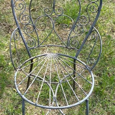 4 Metal Garden Chairs