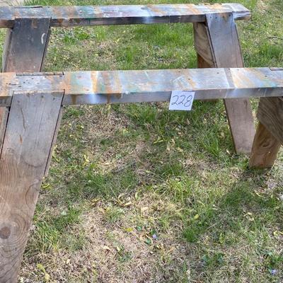 2 Sawhorses